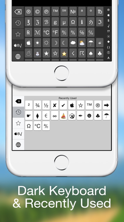 Special Characters Keyboard - (Symbols, Pictographs, Currency, Math, Punctuation, Bullets, Arrows, Parentheses & Numbers) screenshot-3