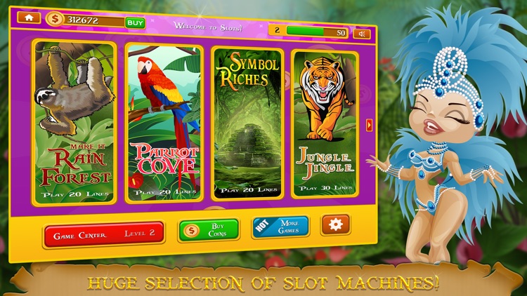 Amazon Jungle Casino Slots FREE - Wild Adventure Las Vegas Slot Machine Games