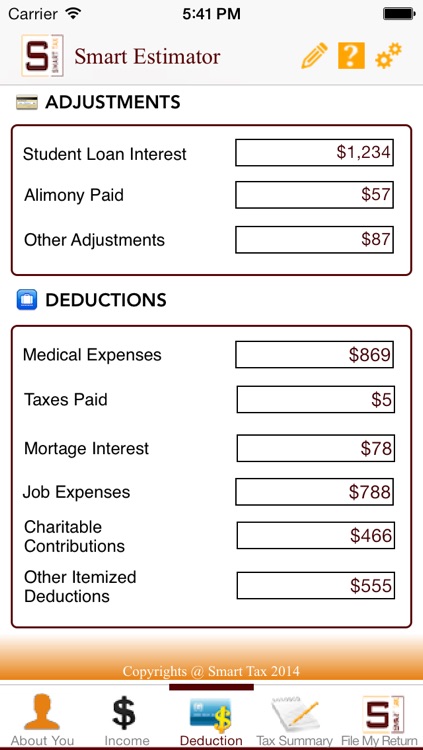 Smart Tax Estimator screenshot-3