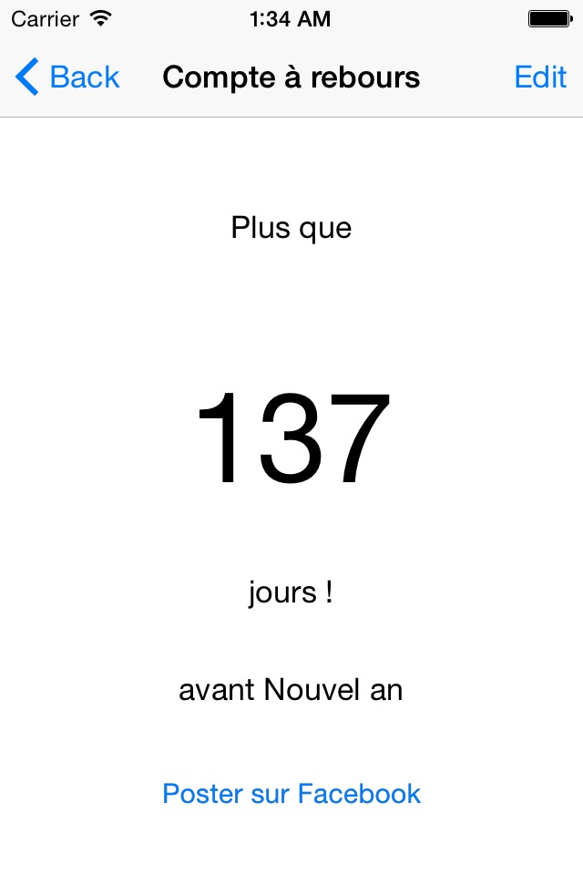 Comptes à rebours - N'oubliez plus aucune date importante screenshot 2