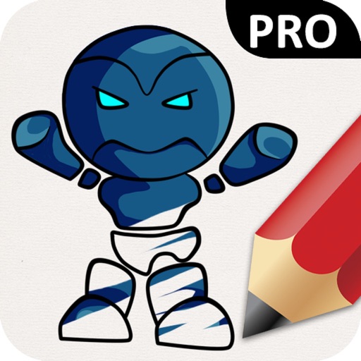 Robots Coloring Book Pro iOS App