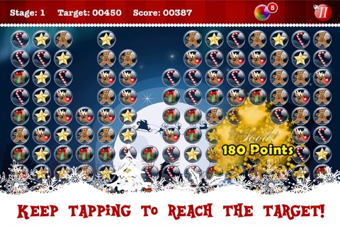 A Christmas Seasons Bubble Blaster - Popping Holiday Treats screenshot 2