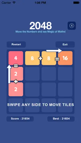 Game screenshot 2048! Maths Magic apk