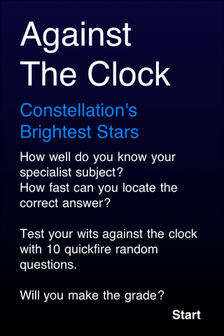 Against The Clock - Constellation's Brightest Stars screenshot 2