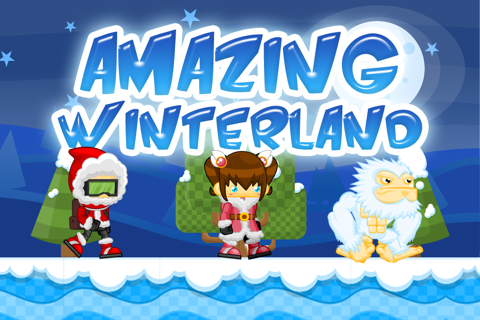 Amazing Winterland – Merry Christmas Snow Run screenshot 2