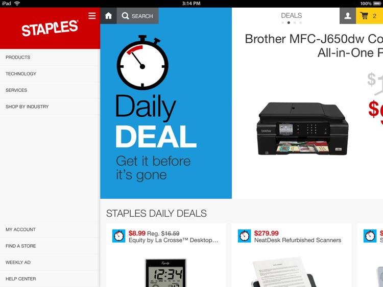 Staples Shopping Office, Home