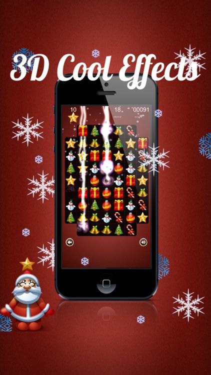 Christmas eve slider. A free match 3 puzzle game with snow fall for whole family