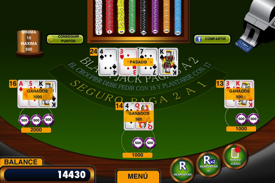 Blackjack 21 + Free Casino-style Blackjack game screenshot 2