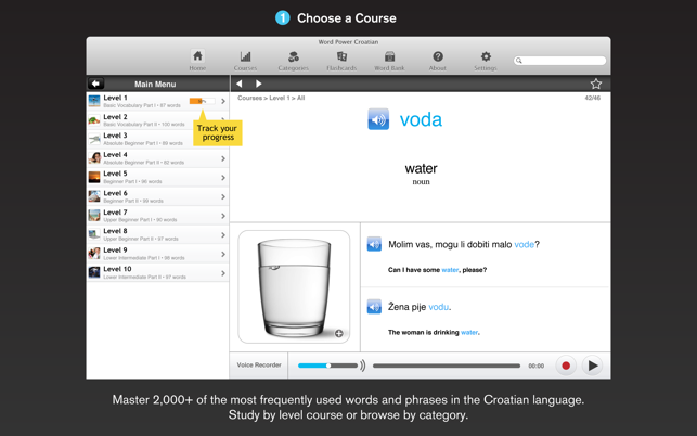 WordPower Learn Croatian Vocabulary by InnovativeLanguage.co(圖1)-速報App