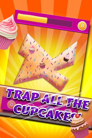 Cupcake Heaven Attack - The Delicious Cake Catch Game! screenshot 2