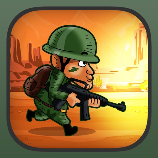 Army Soldier War Hero Run FREE - The Blood Brothers Desert Defense Game icon