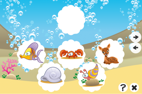 A Find the Mistake Ocean Game for Children: Learn and Play with Water Animals screenshot 2