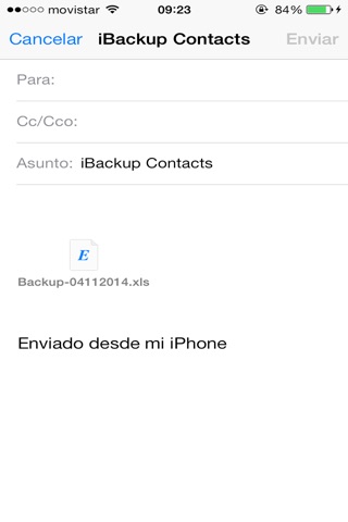 iBackup Contacts screenshot 4