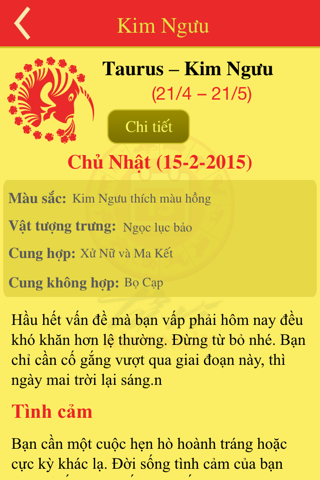 Tử vi số mệnh mỗi ngày screenshot 3