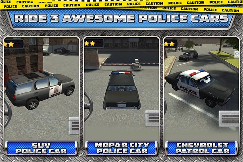 911 Highway Traffic Police Car Drive & Smash 3D Parking Simulator game screenshot 2
