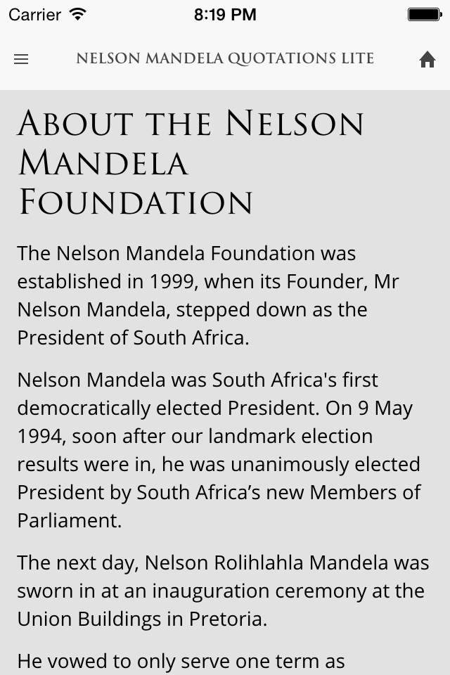 Nelson Mandela Quotations Lite