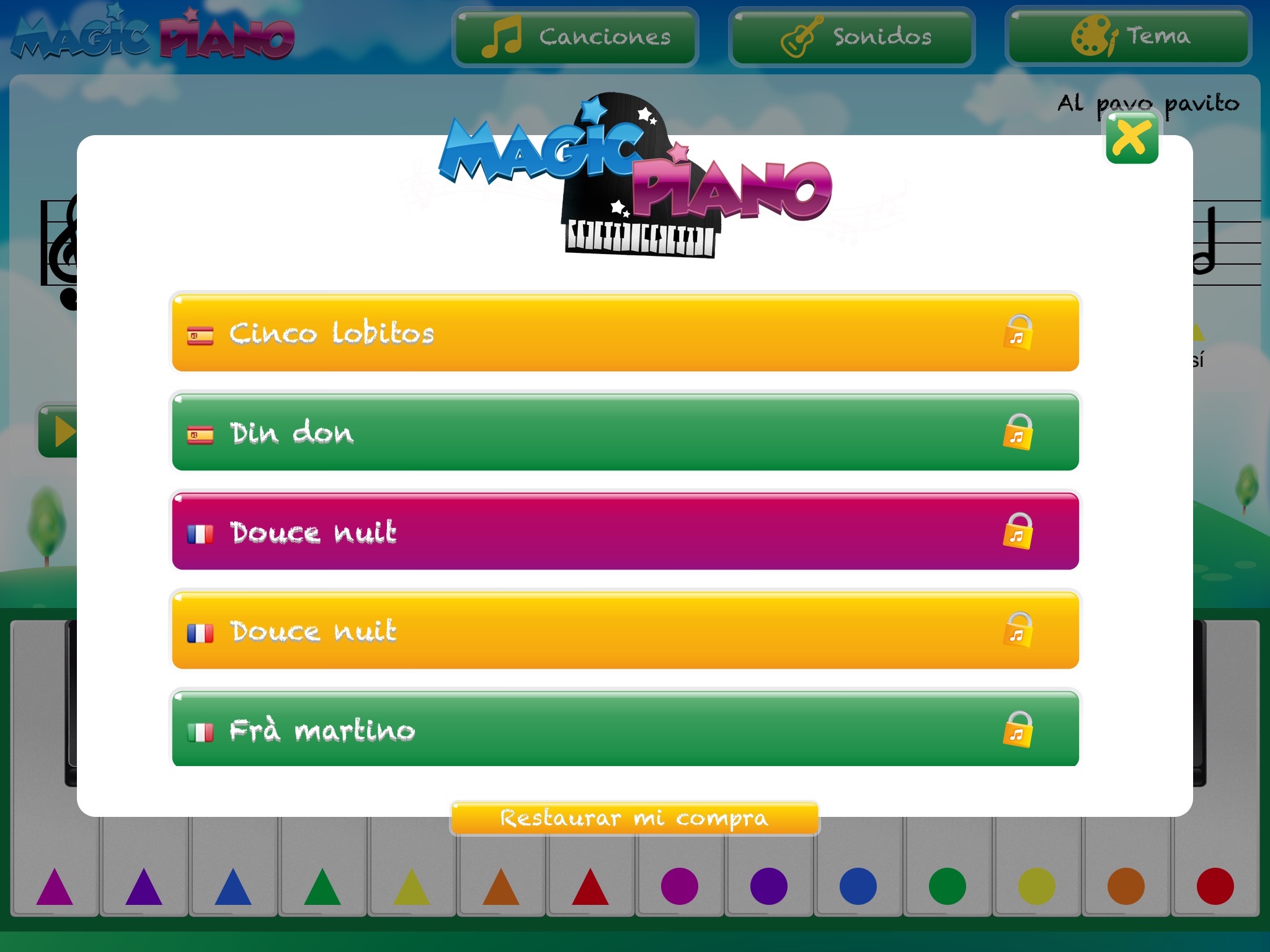 Color Piano: Music theory for kids from 5 [Free] screenshot 4