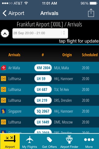 Frankfurt Airport Pro (FRA) Flight Tracker screenshot 3