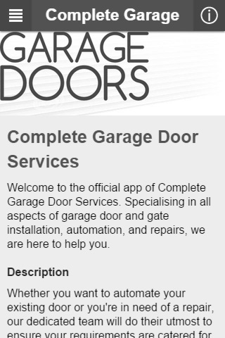 Complete Garage Door Services screenshot 2