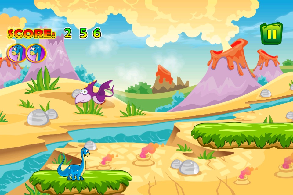 Dinosaur Jump Run screenshot 2