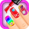 Aaah! Make my nails beautiful! FREE- super fun beauty salon game for little flower girls