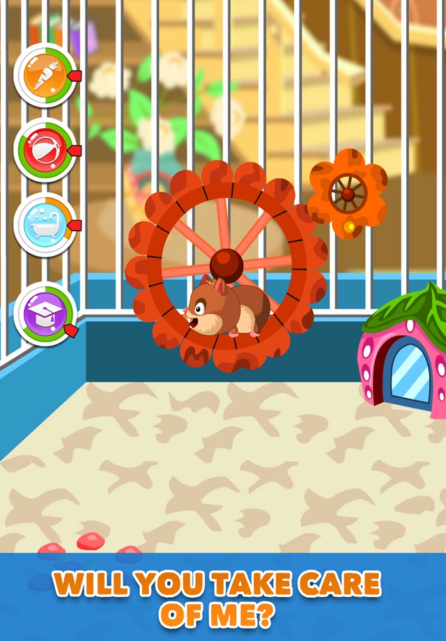 My Sweet Hamster - Your own little hamster to play with and take care of! screenshot 2