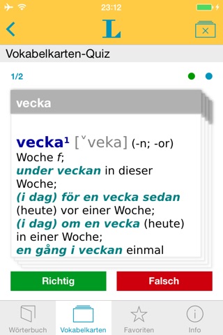 Schwedisch Deutsch Wörterbuch screenshot 3