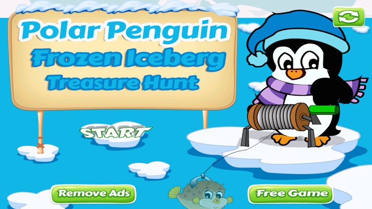 Polar Penguin Frozen Iceberg Treasure Hunt