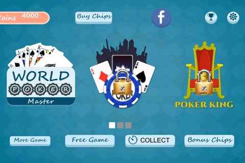 AAA World Poker Casino Master Pro - good Vegas card betting game screenshot 4