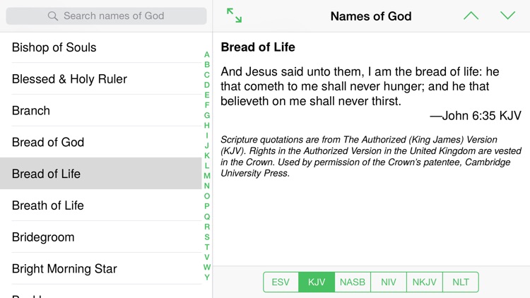 Names of God from The Bible