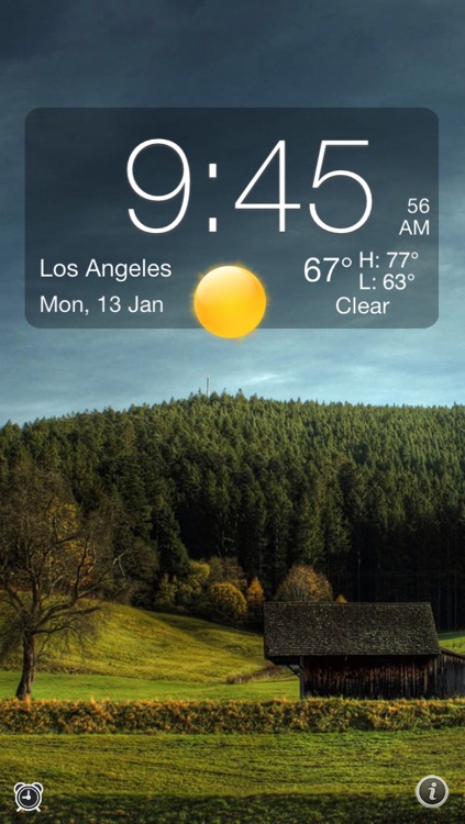 Nightstand Central - A Music Alarm Clock with Sleep Timer, Weather, and Photos