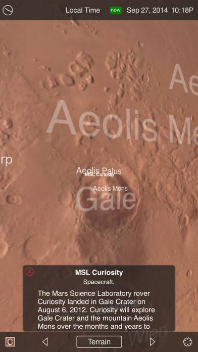 Mars Globe HD Screenshot 2
