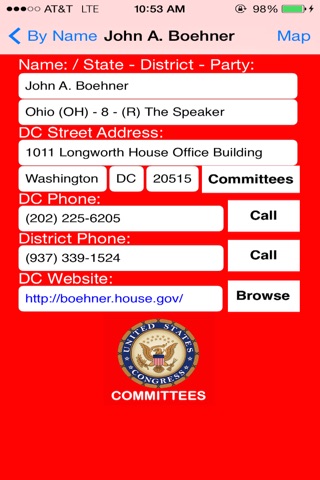 US Congress Committees screenshot 4