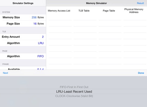 MemSimulator screenshot 4