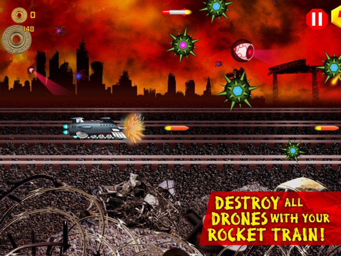 Battle Trains Rocket Railroad: Subway Rail Surfers Rush & Run Game screenshot 7