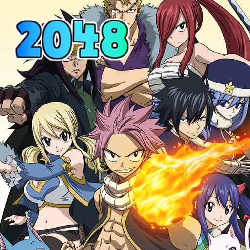 2048 Puzzle Fairy Tail Edition:The Logic games 2014