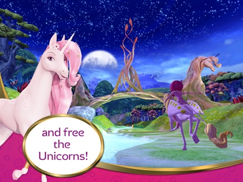 Игра Mia and me - Free the Unicorns!