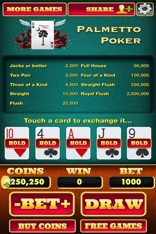 Palmetto Poker screenshot 2