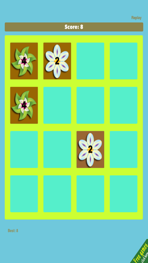 Flowers 2048 FREE - Pretty Sliding Puzzle Game(圖2)-速報App