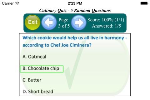 FoodyTV - Culinary Quiz screenshot 4