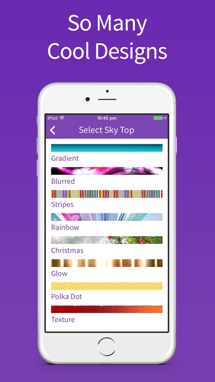 SkyTops Pro - Custom Top Bar Overlays For Your Wallpaper by Shailesh ...