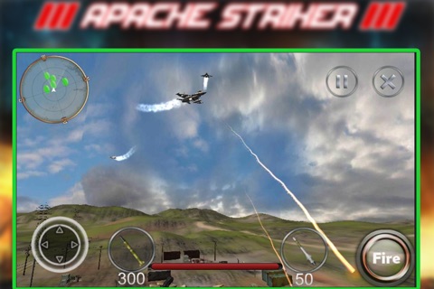 Apache Striker Attack Gunner- face off with fighter apache helicopters and enemy aircrafts screenshot 3