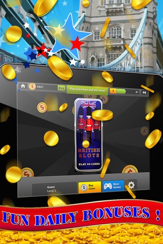 The Emperial British Slots - 777 Sugar and Spice Las Vegas Style Slot Machine screenshot 4
