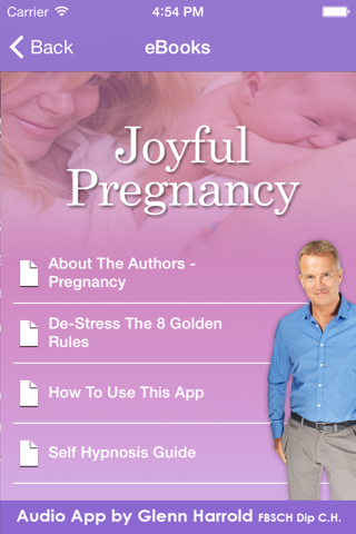 Joyful Pregnancy by Glenn Harrold & Janey Lee Grace: Pregnancy Advice & Self-Hypnosis Relaxation screenshot 4