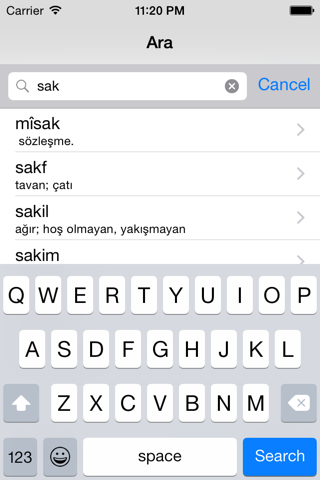 Osmanlıca Kelime Öğreniyorum screenshot 3