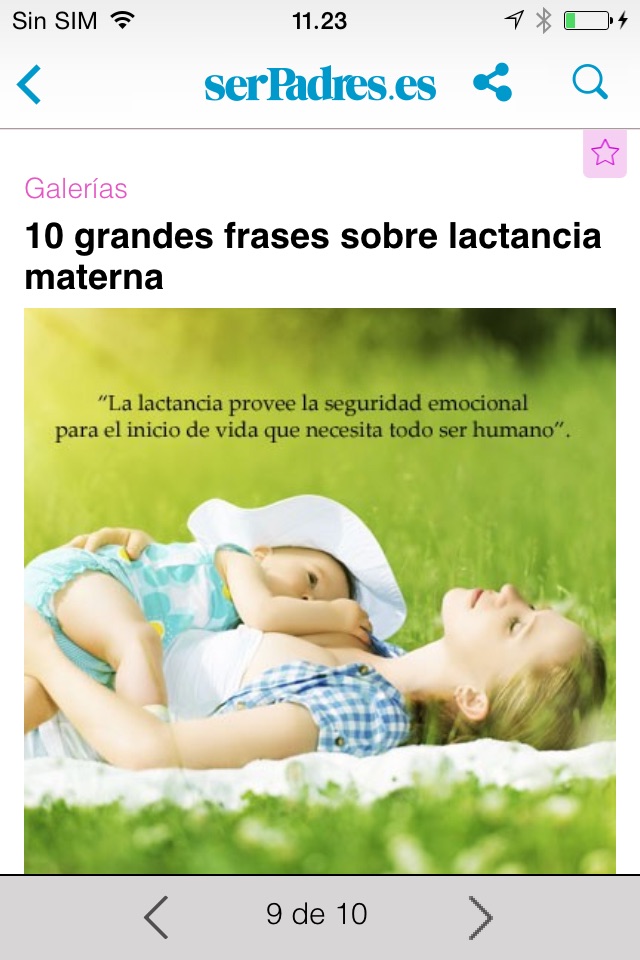 Ser Padres App. Embarazo, bebés, niños, familia, alimentación, salud. screenshot 4