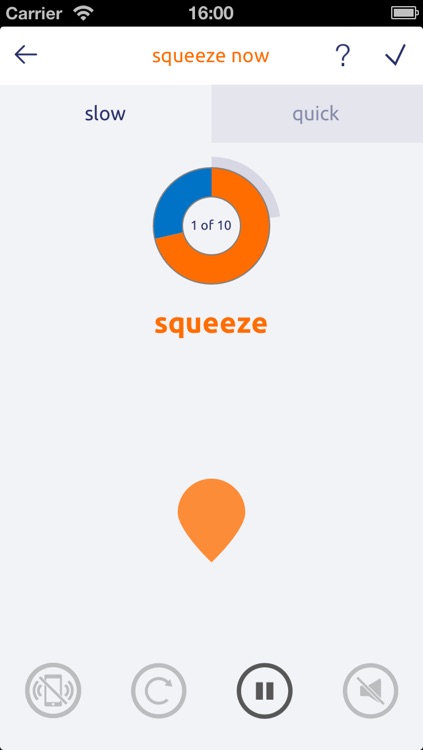 Squeezy - the NHS Physiotherapy App for Pelvic Floor Muscle Exercises