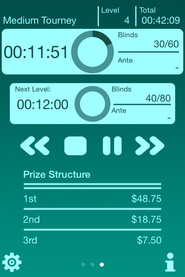 Poker Tournament Blind Timer screenshot 3