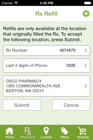 Shaw’s Star Market Osco Rx Mobile App screenshot 3