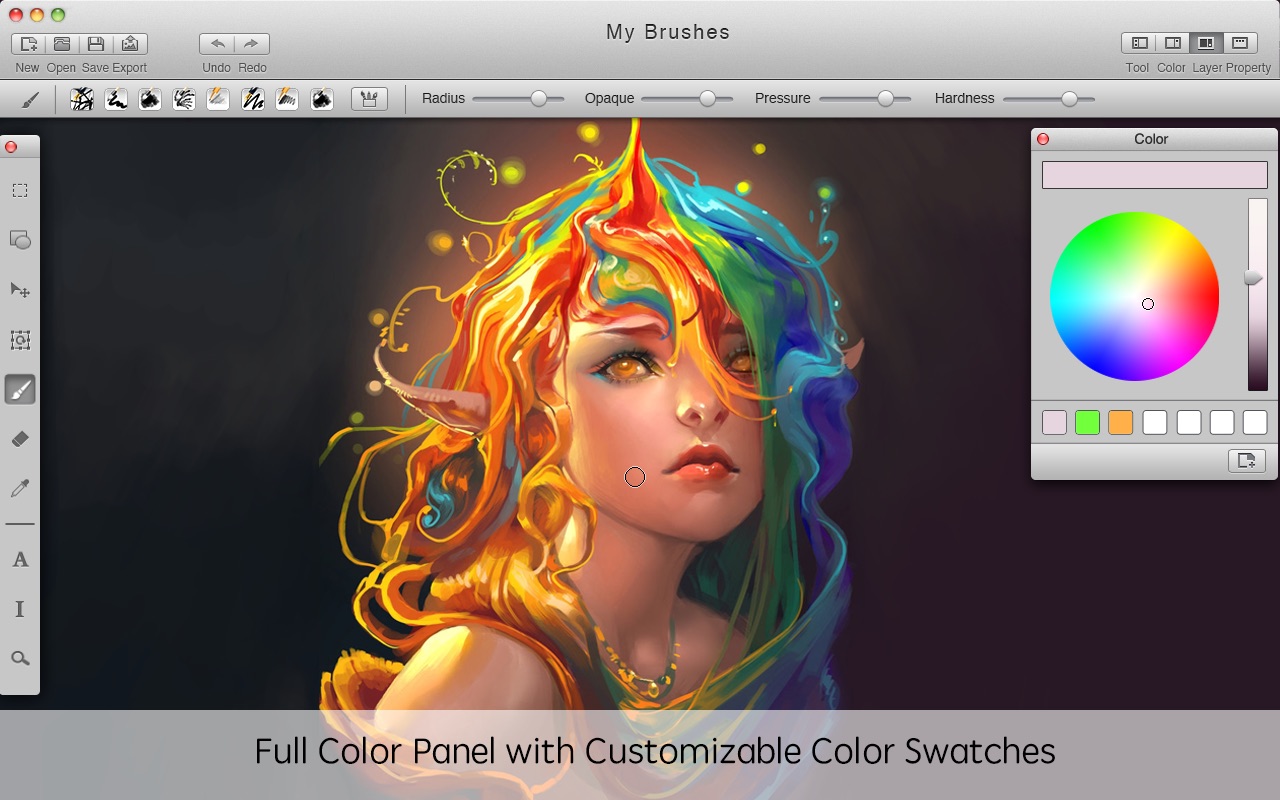 Screenshot do app Mybrushes-Sketch,Paint,Design